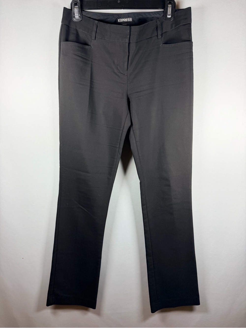 Express Black Boot-Cut Dress Pants